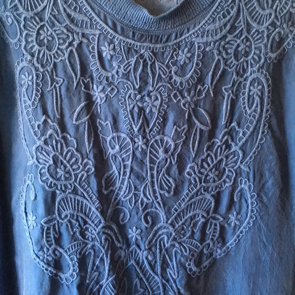 Johnny Was Tindra Cupra Blouse - Picture 4 of 6